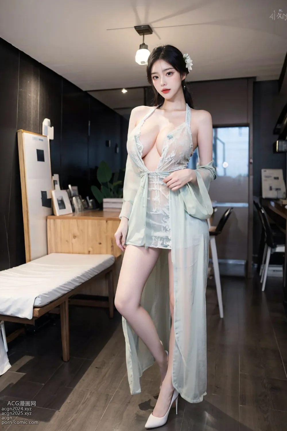 No524 Green Hanfu 第4图