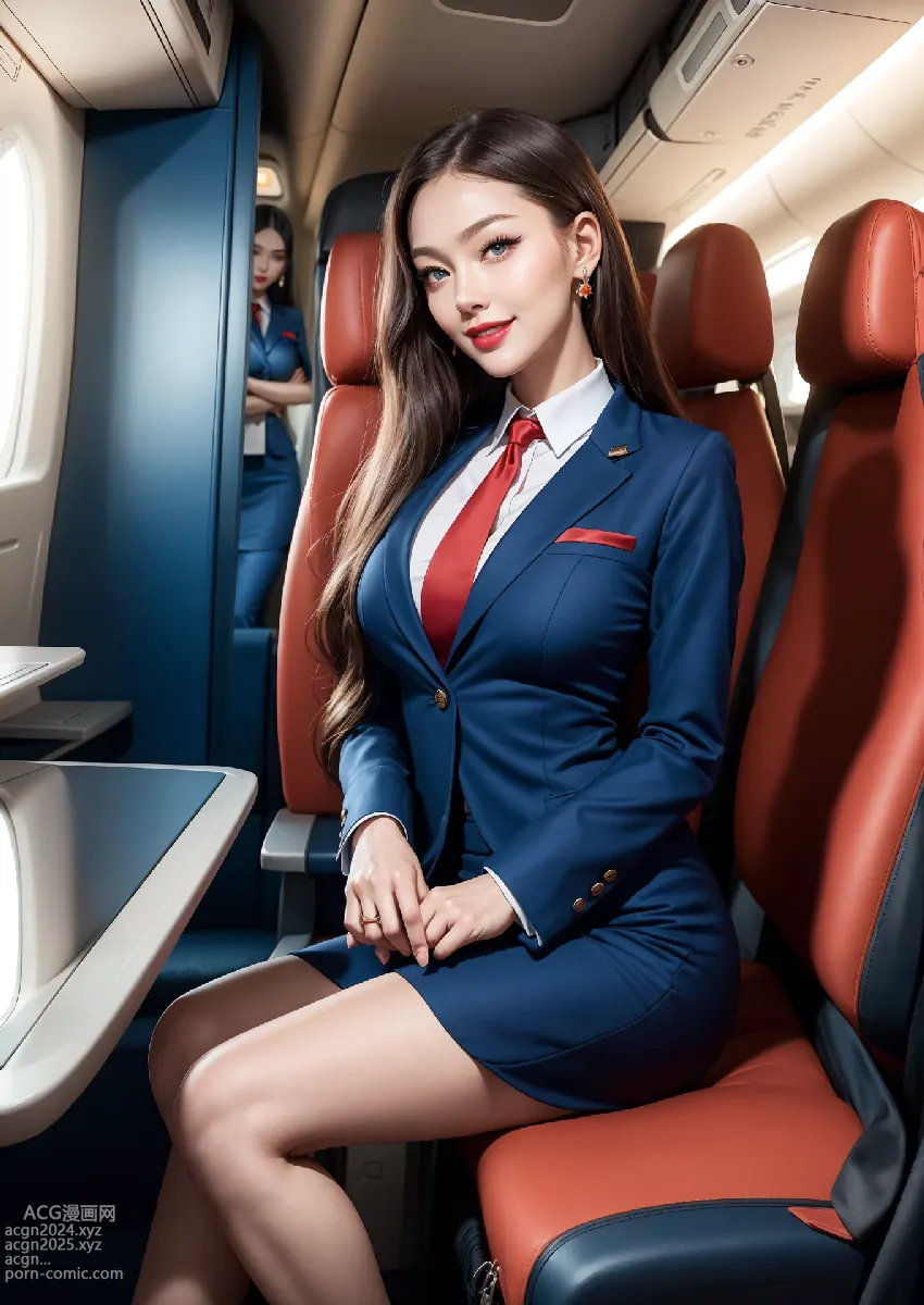Russia Airline Stewardess 第13图
