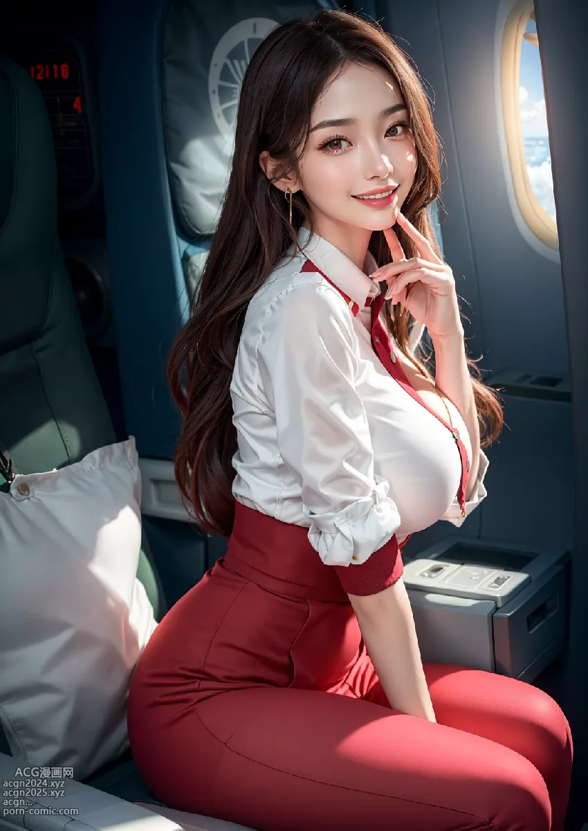 Stylish Italian Air Stewardess 第18图