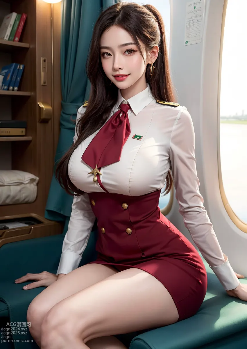 Stylish Italian Air Stewardess 第26图