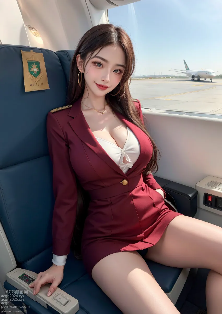 Stylish Italian Air Stewardess 第28图