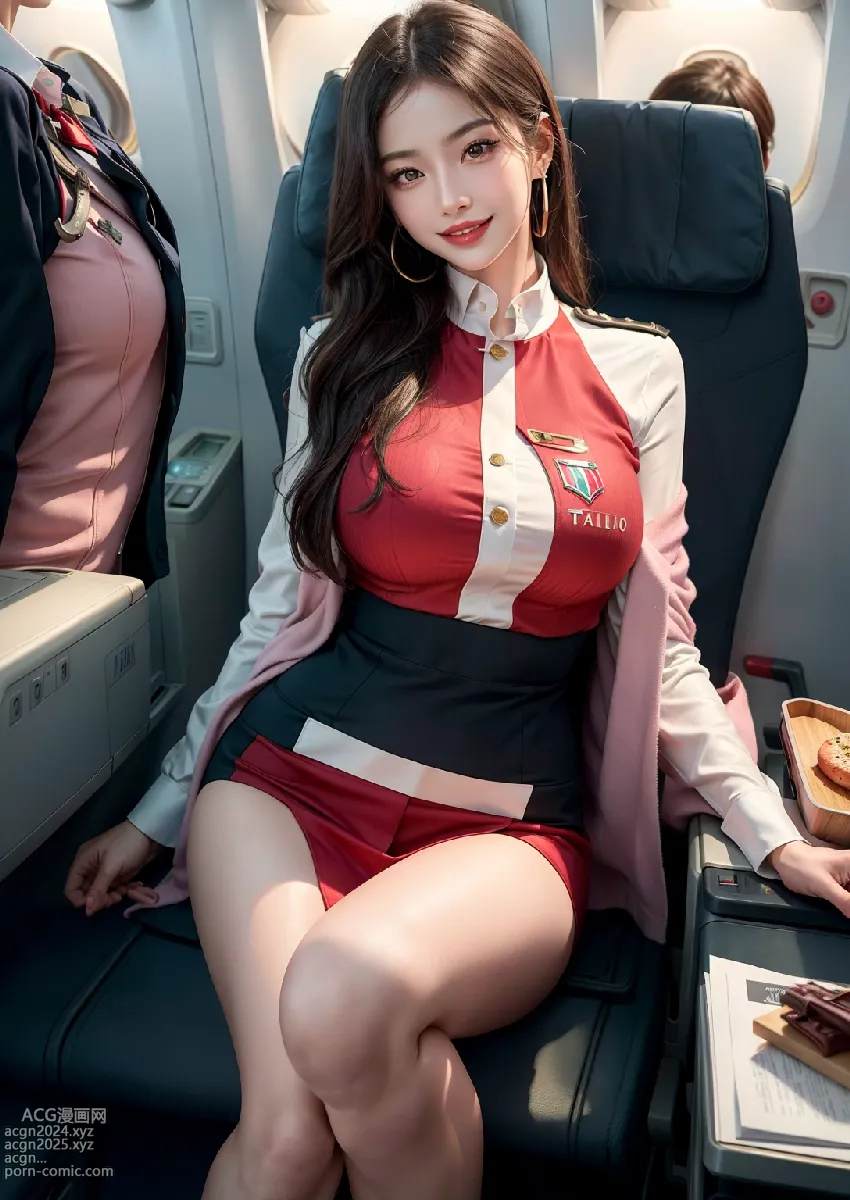 Stylish Italian Air Stewardess 第42图