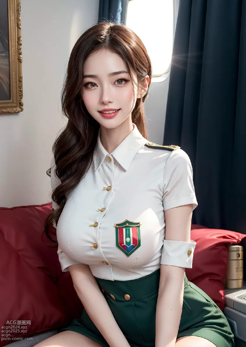 Stylish Italian Air Stewardess 第44图