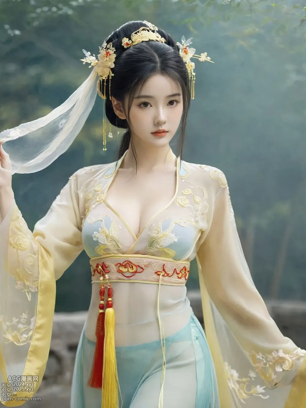古風唯美性感漢服小姐姐二期【AI Generated】 第6图
