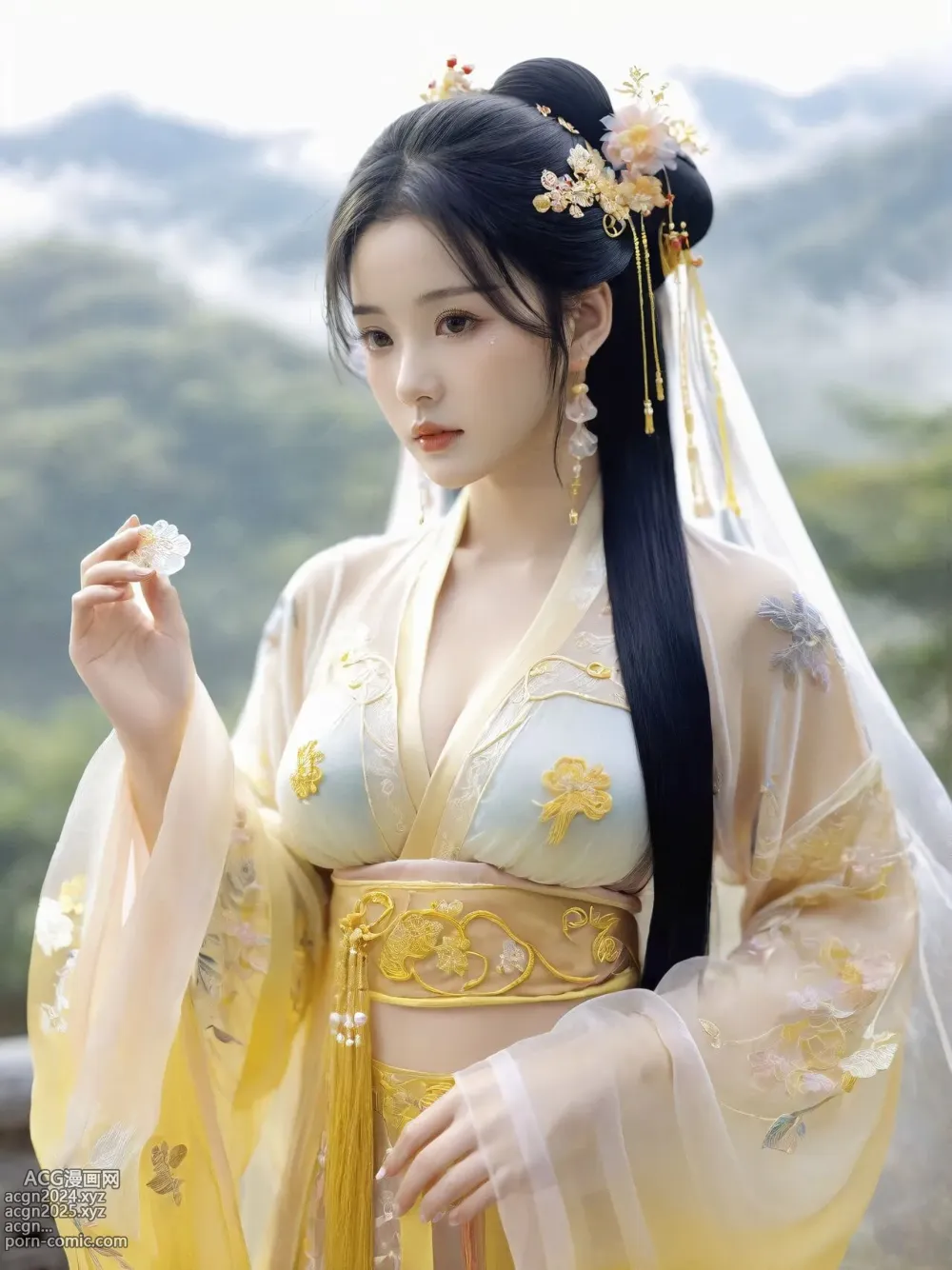 古風唯美性感漢服小姐姐二期【AI Generated】 第9图