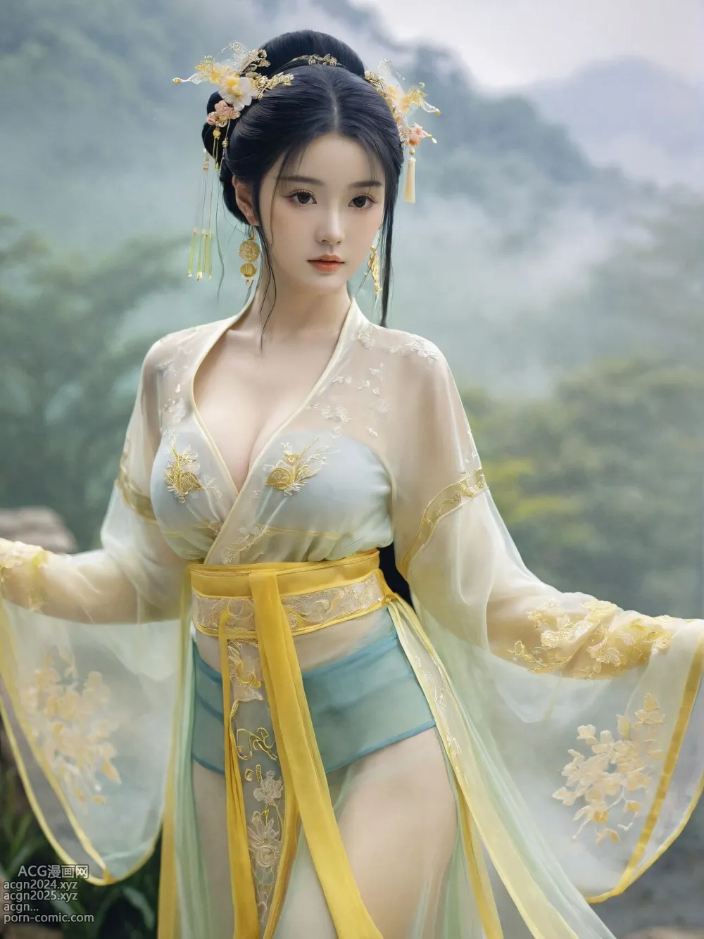 古風唯美性感漢服小姐姐二期【AI Generated】 第8图