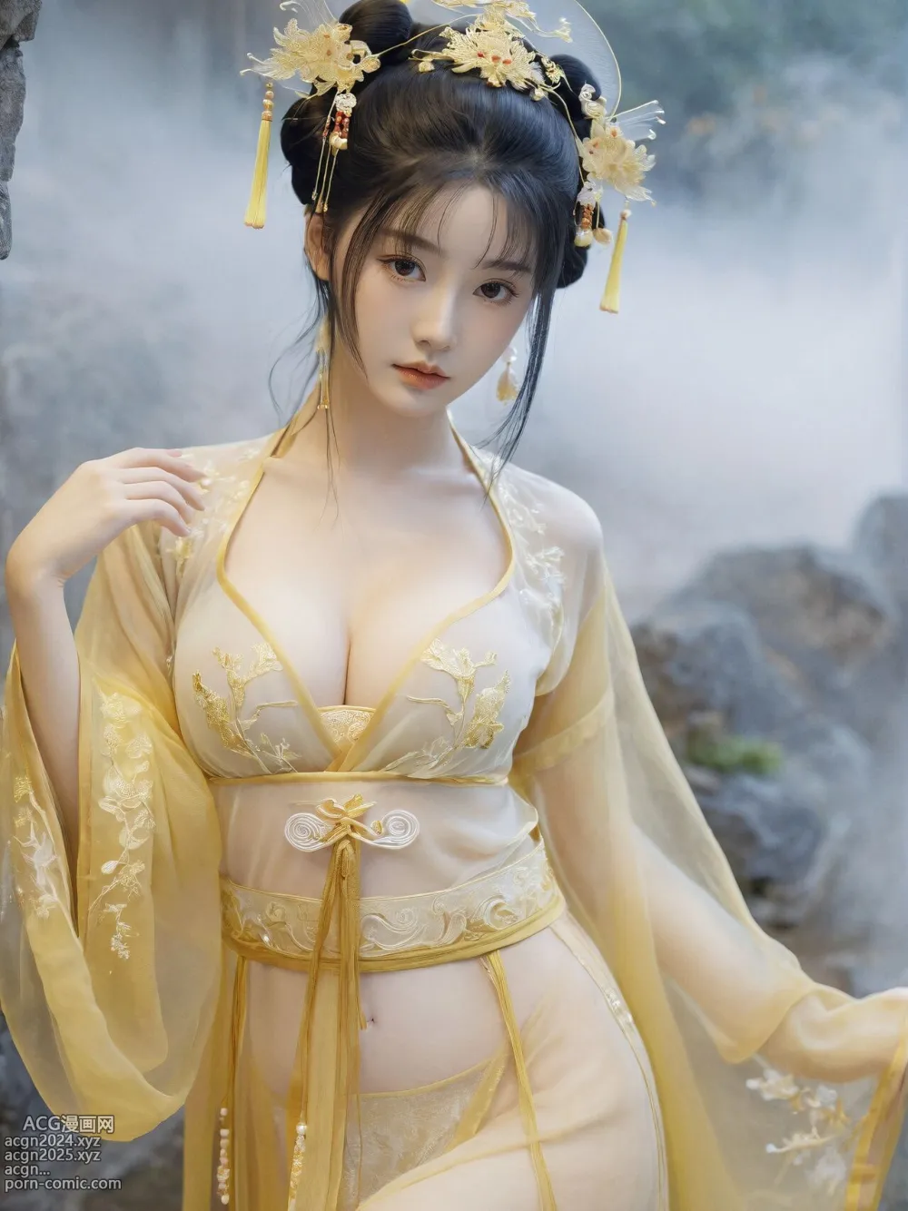 古風唯美性感漢服小姐姐二期【AI Generated】 第10图