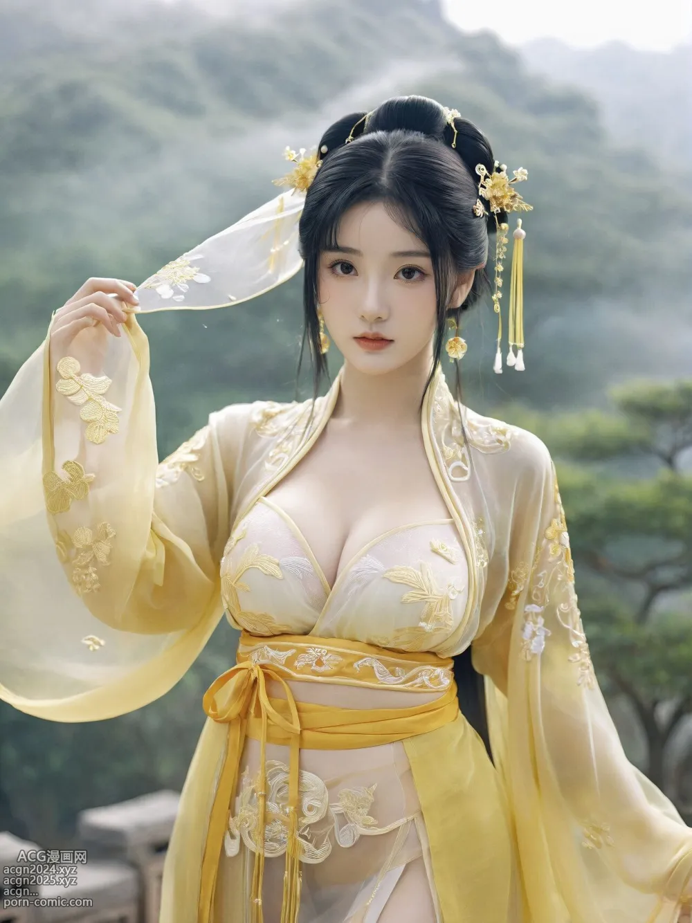 古風唯美性感漢服小姐姐二期【AI Generated】 第15图