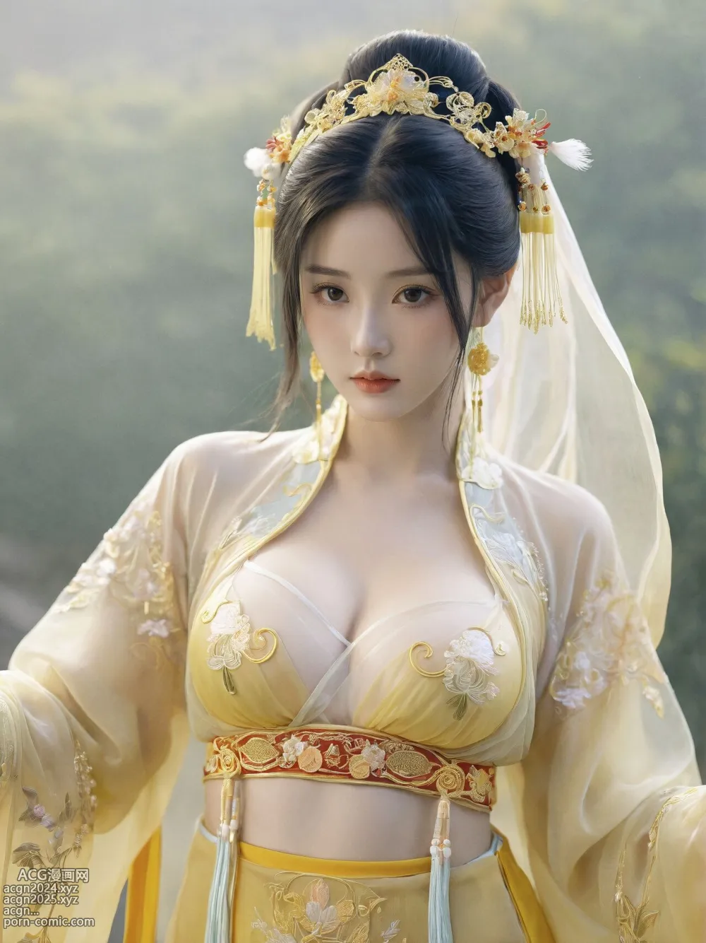 古風唯美性感漢服小姐姐二期【AI Generated】 第14图