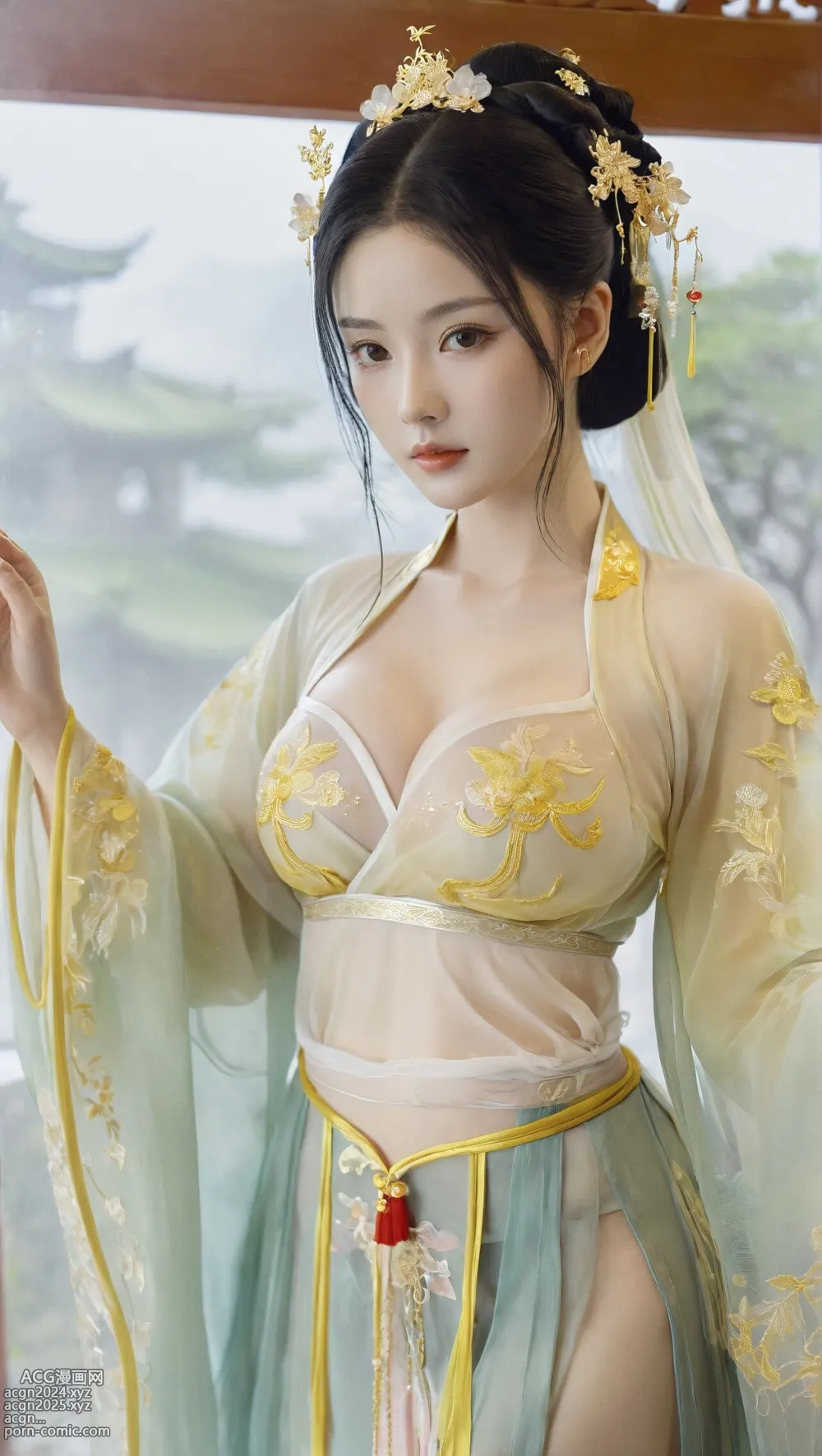 古風唯美性感漢服小姐姐二期【AI Generated】 第23图