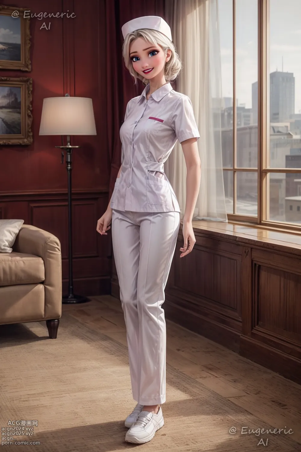 !Elsa (Frozen) commission nurse archive with all images 第15图
