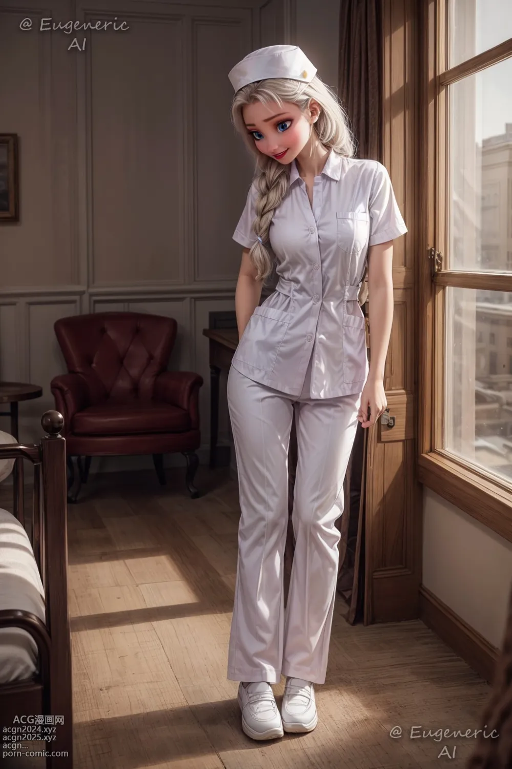 !Elsa (Frozen) commission nurse archive with all images 第20图