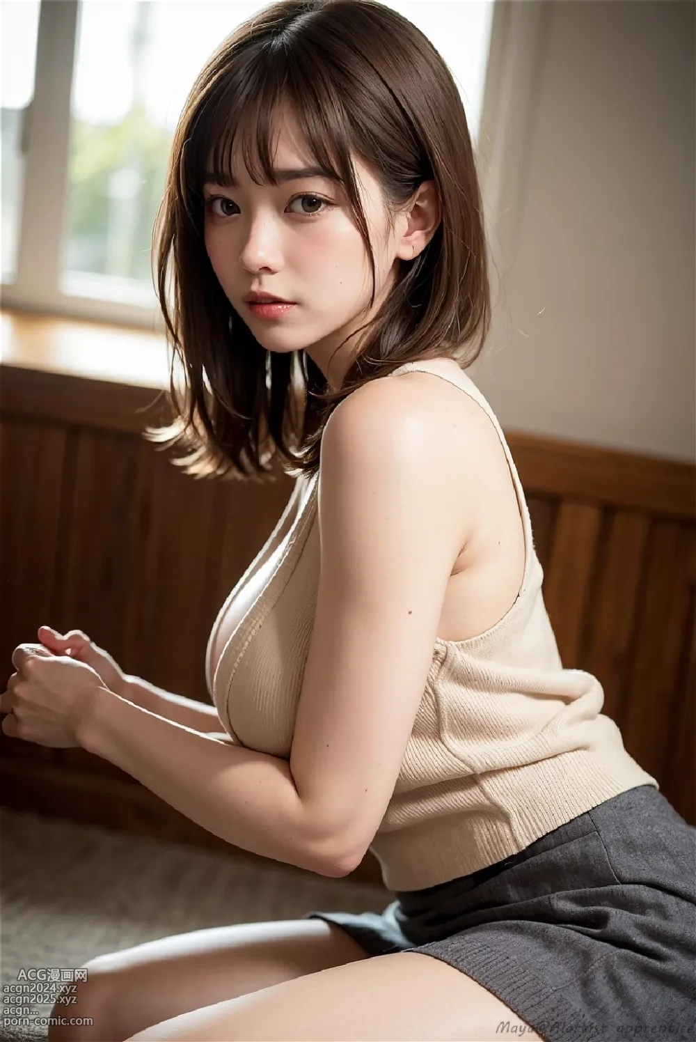 Sexy cardigan girl 第97图