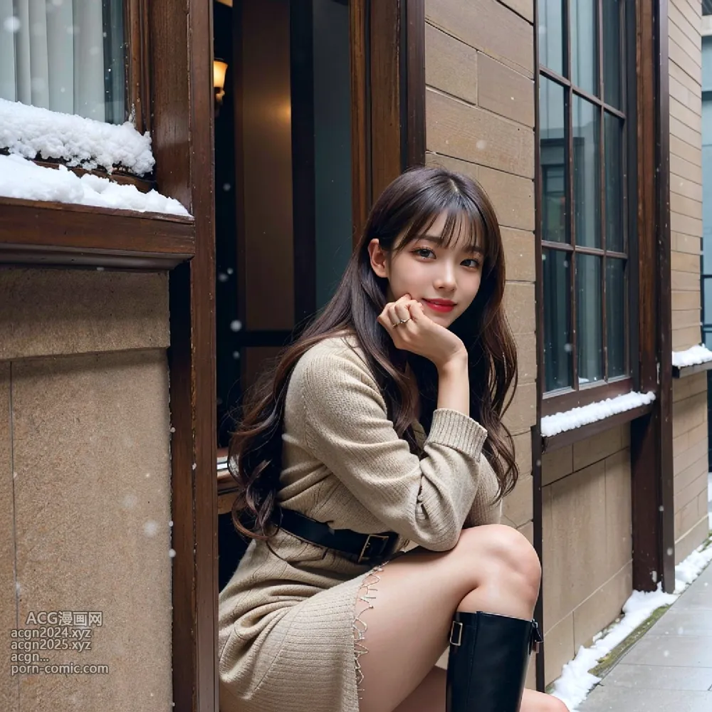 Rurina. Walking snowy streets together 第1图