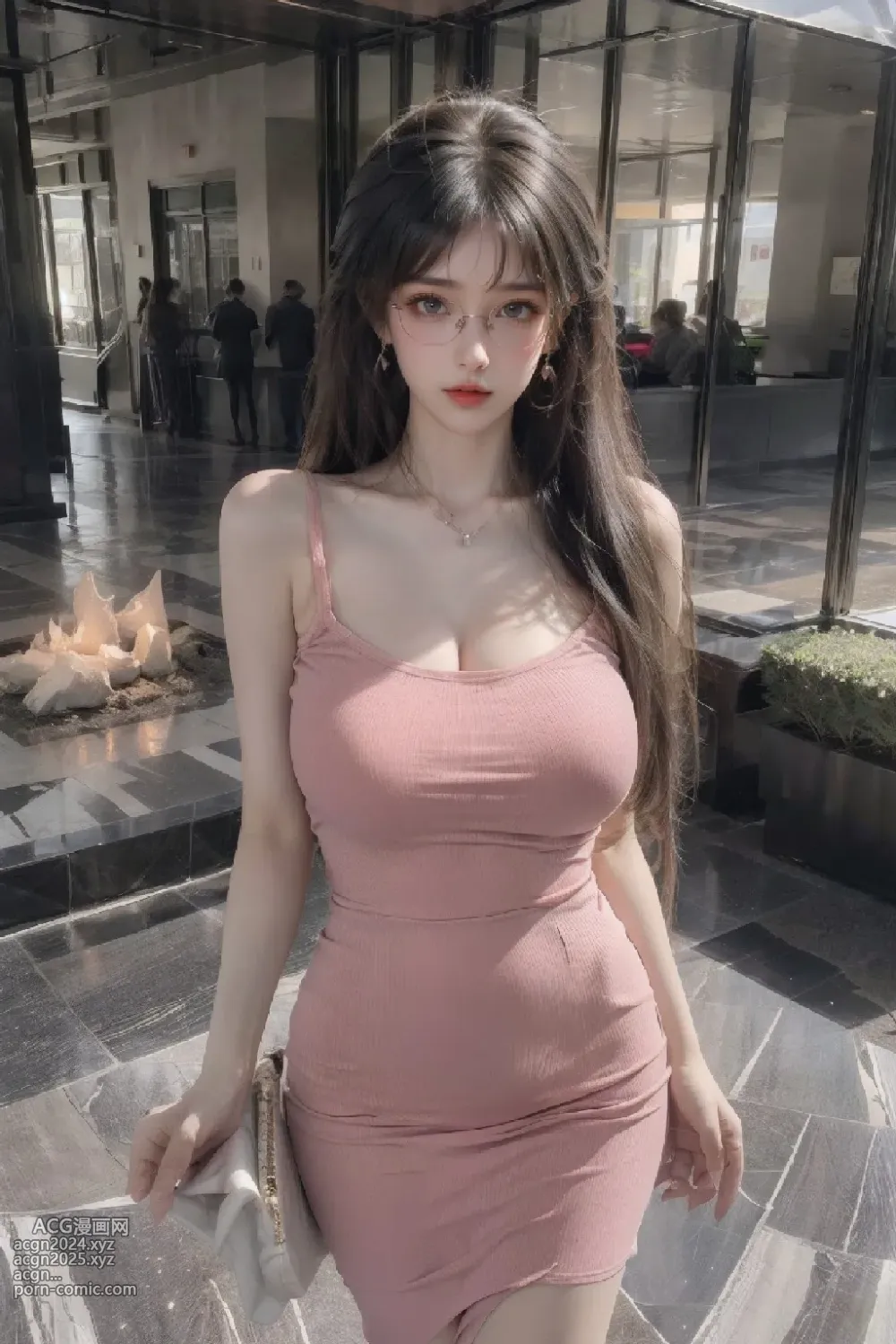 Pink hip skirt 第1图