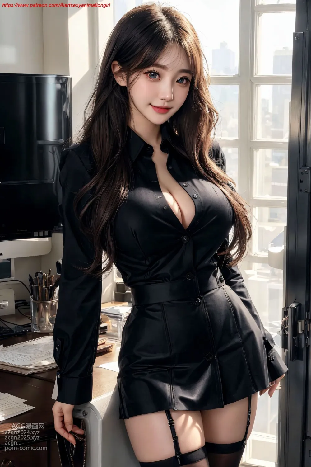 [Patreon] [Aiartsexyanimationgirl] Sexy Office Lady 第1图