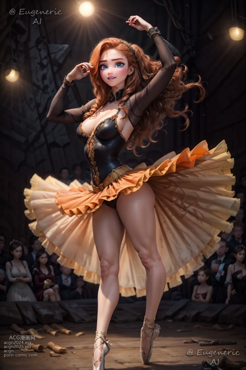 Анна (Фрозен) commission балет 07.10.2023 (ДЛЯ Patreon) 第1图