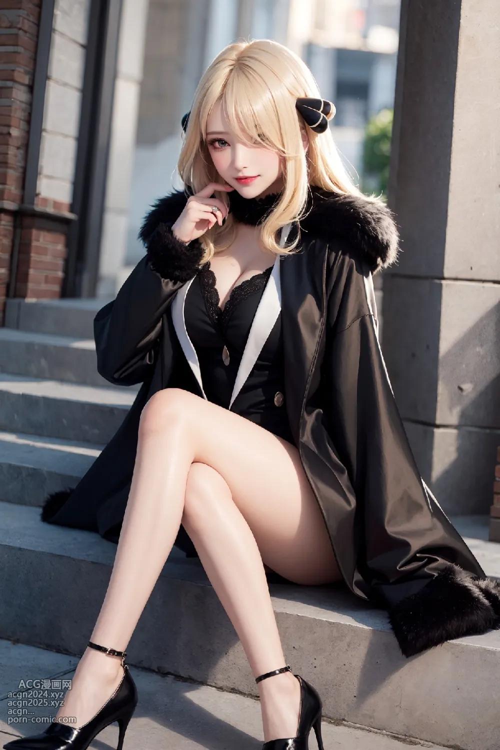 Cynthia-pokemon-outdoors 第22图