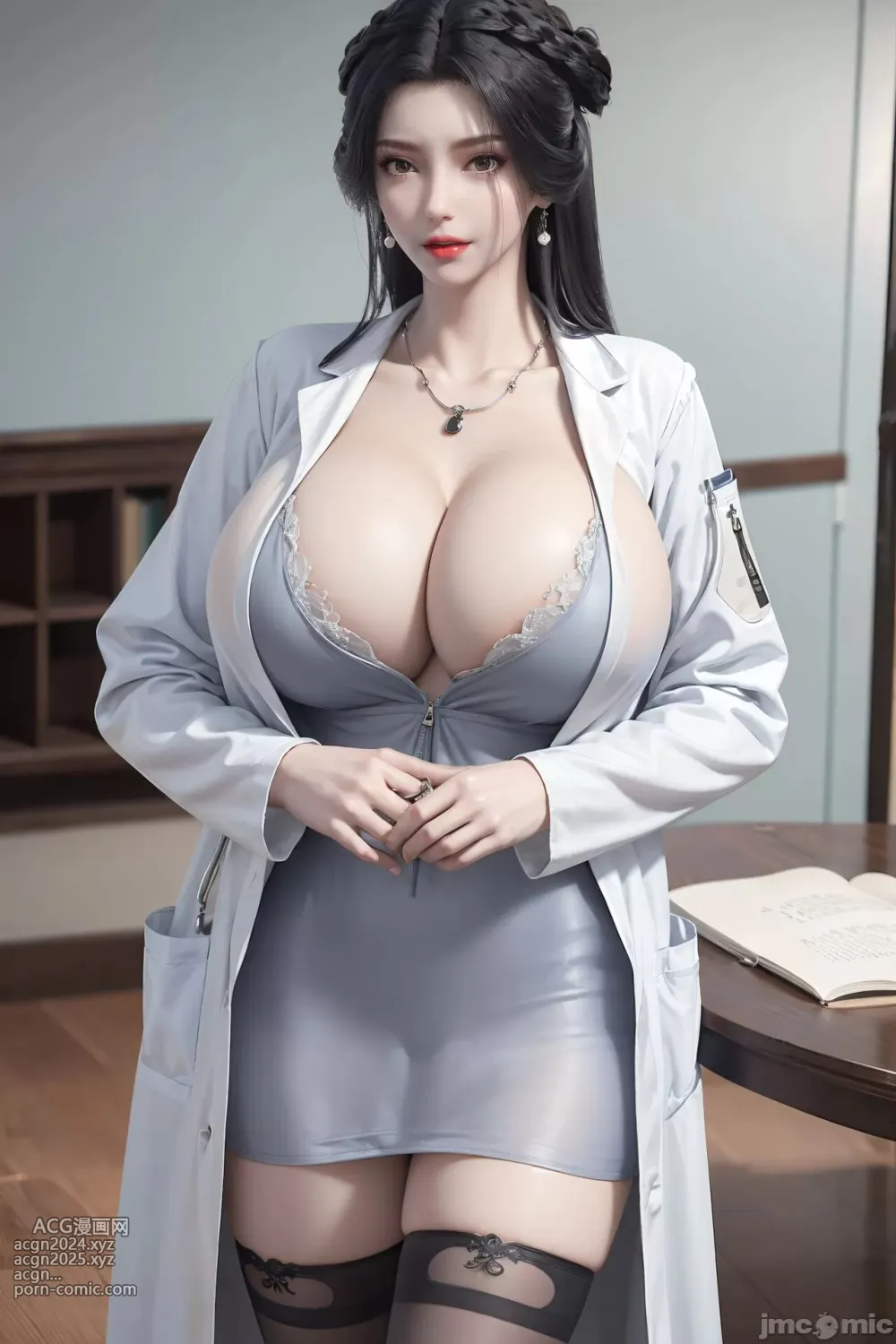 [AI Generated] 星辰變 姜立 護士黑絲 第2图