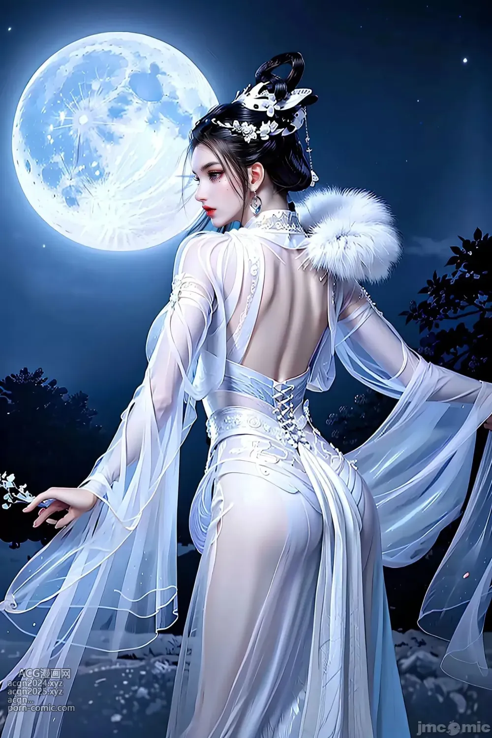 [AI Generated] 少年白馬醉春風 玥瑤 美腿長裙 第9图
