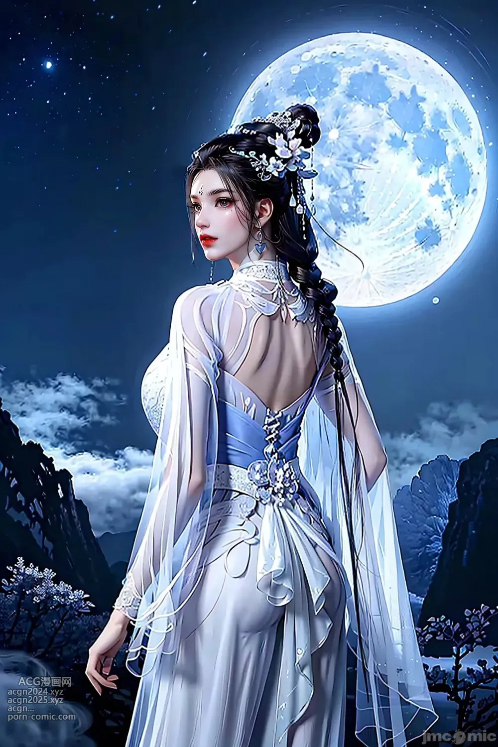 [AI Generated] 少年白馬醉春風 玥瑤 美腿長裙 第12图