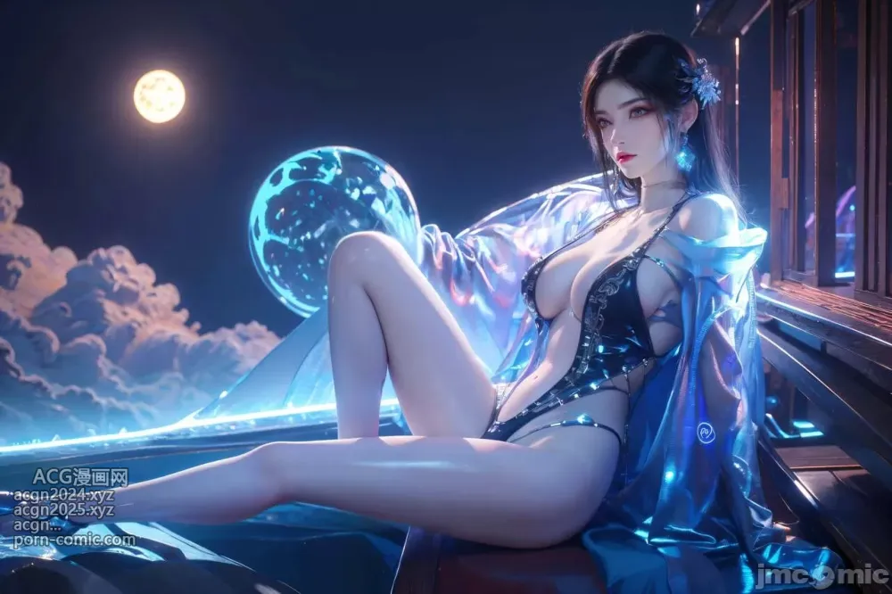 [AI Generated] 斗破蒼穹 美杜莎 賽博朋克風 第43图
