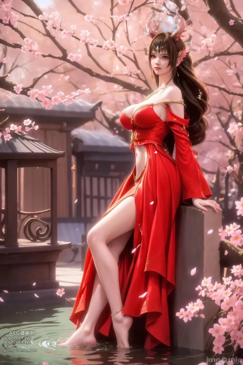 [AI Generated] 百煉成神 云落 紅衣 第4图