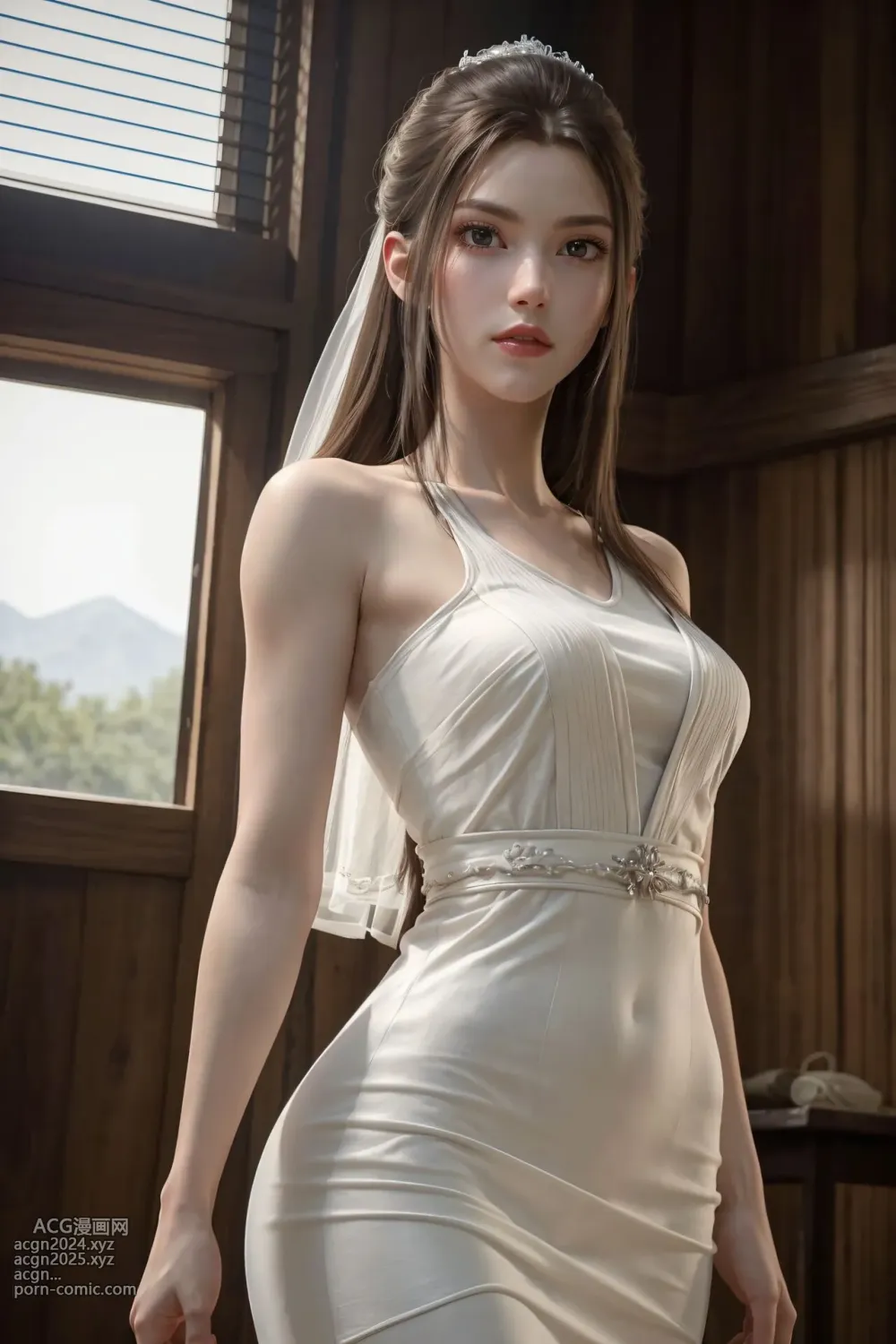 [AI Generated] 永生 方清雪 白衣 第4图