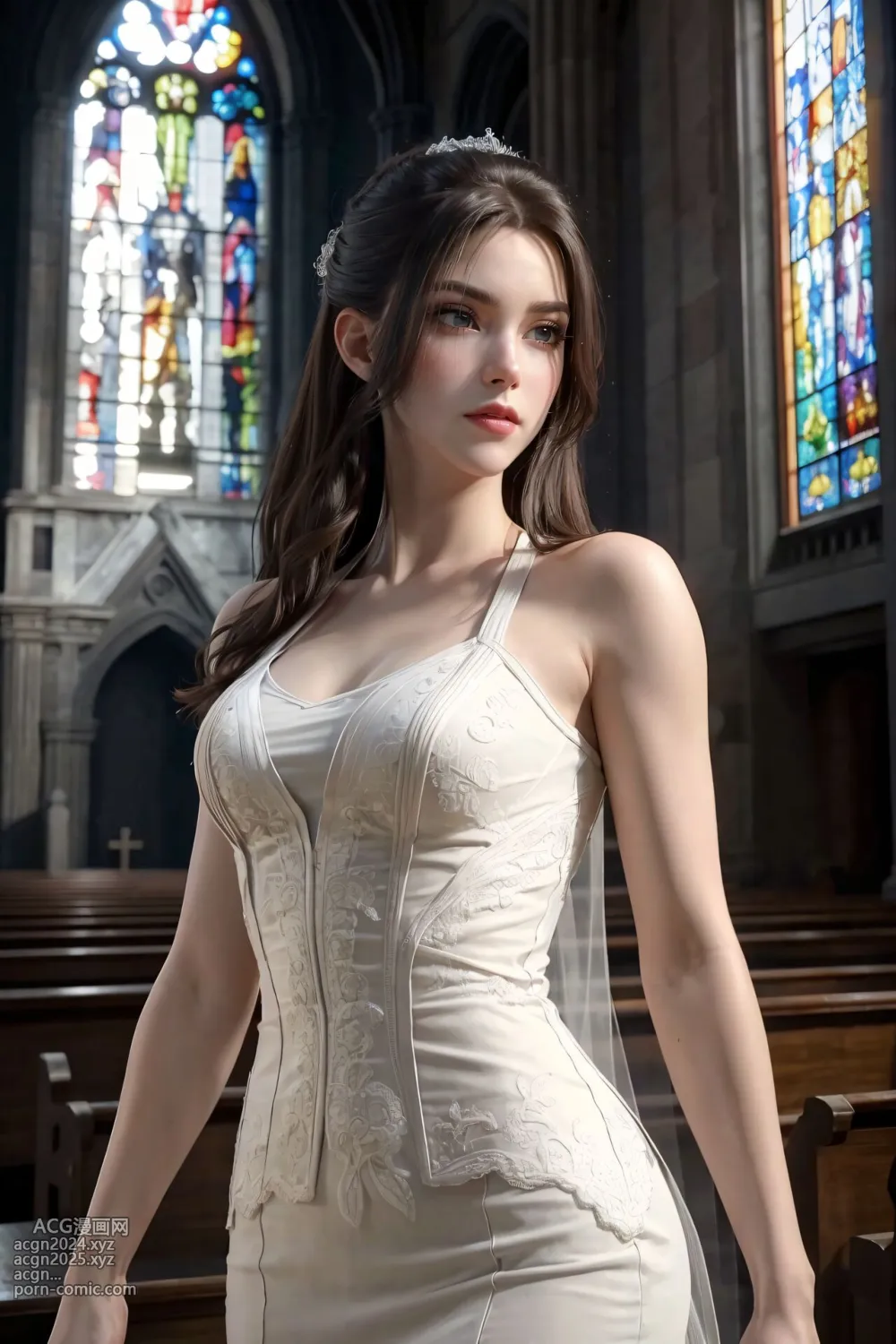 [AI Generated] 永生 方清雪 白衣 第9图