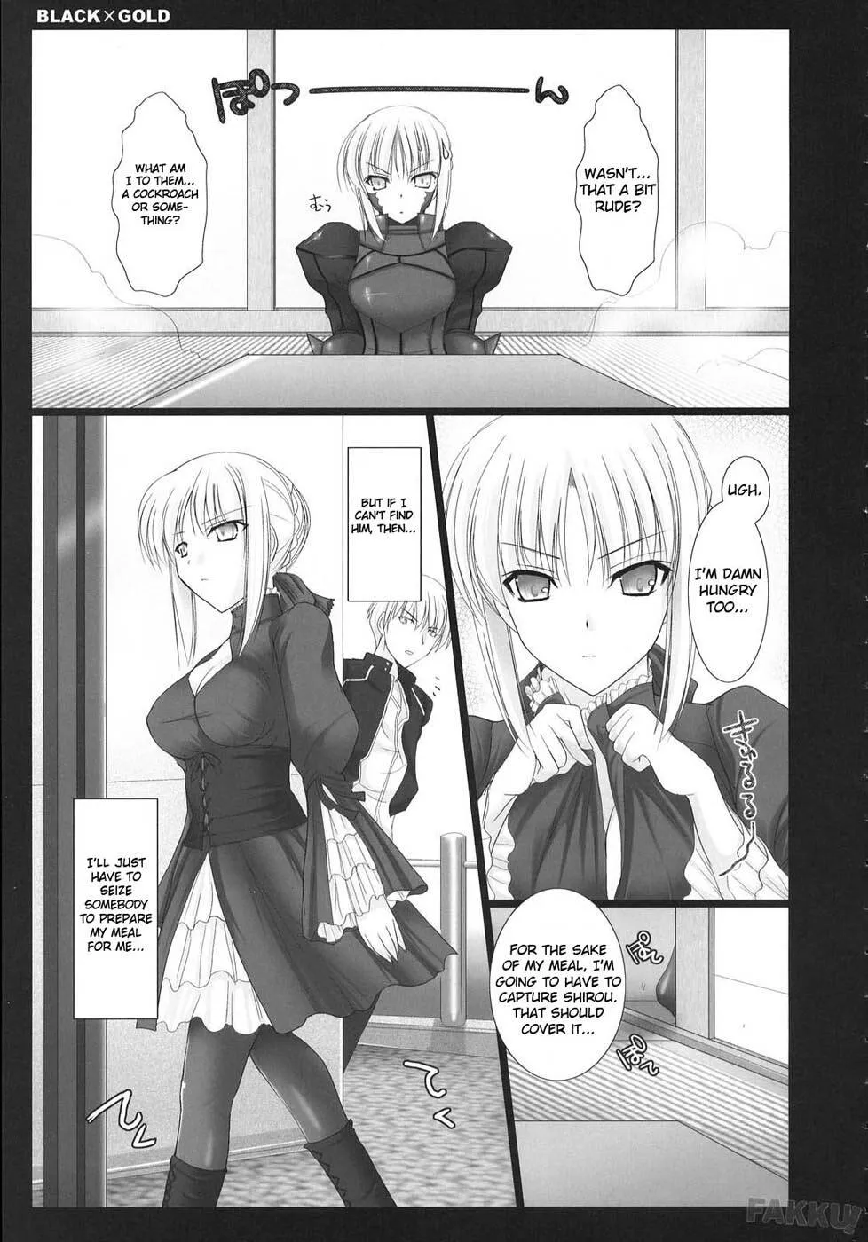 Fate Hollow Ataraxia,Black X Gold [English][第5页]