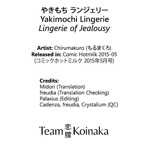 Original,Yakimochi Lingerie | Lingerie Of Jealousy [English][第21页]