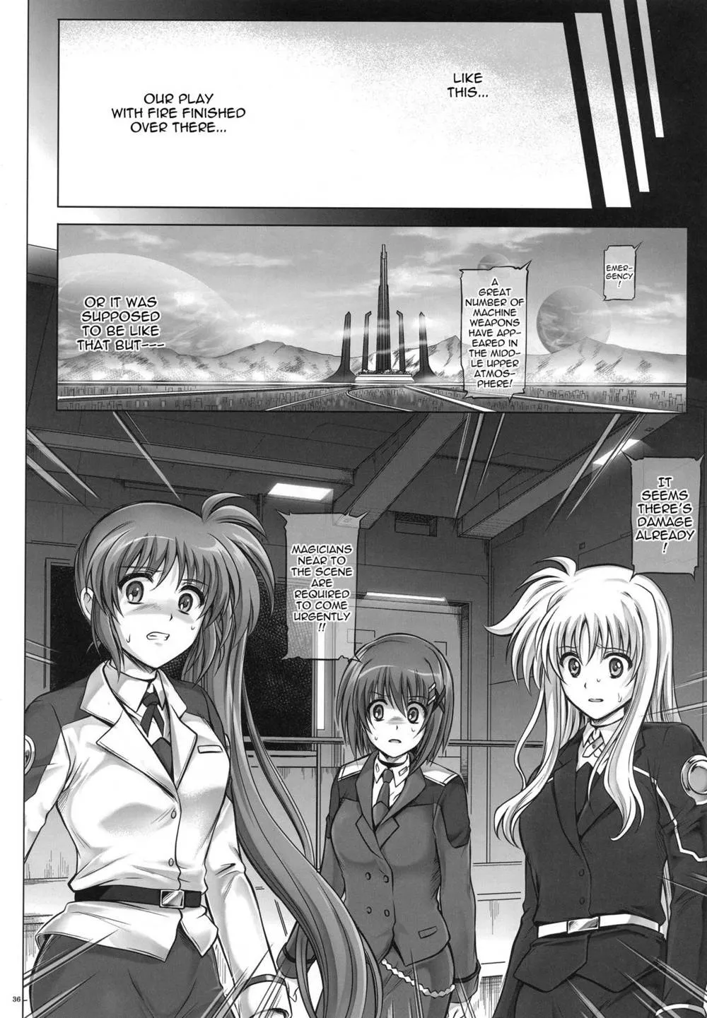 Mahou Shoujo Lyrical Nanoha,T-14 3 Tai Choooo [English][第35页]