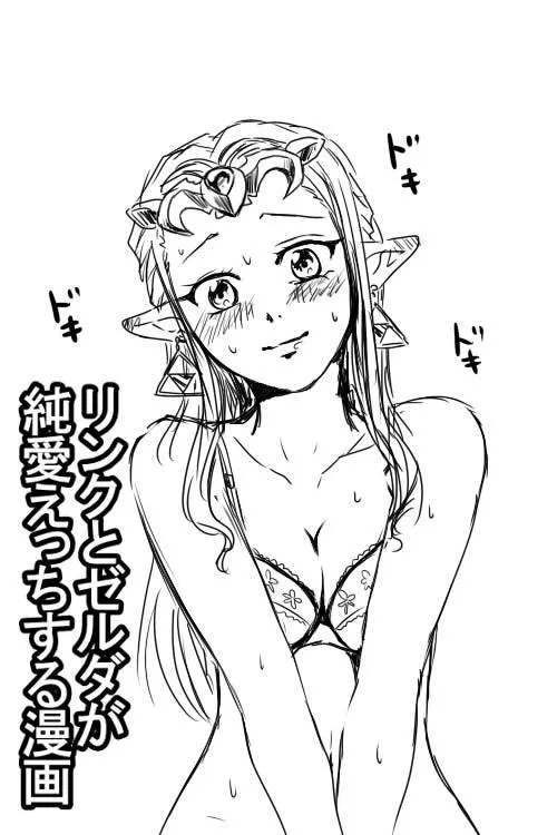 The Legend Of Zelda,リンクとゼルダが純愛えっちする漫画 [Japanese][第1页]