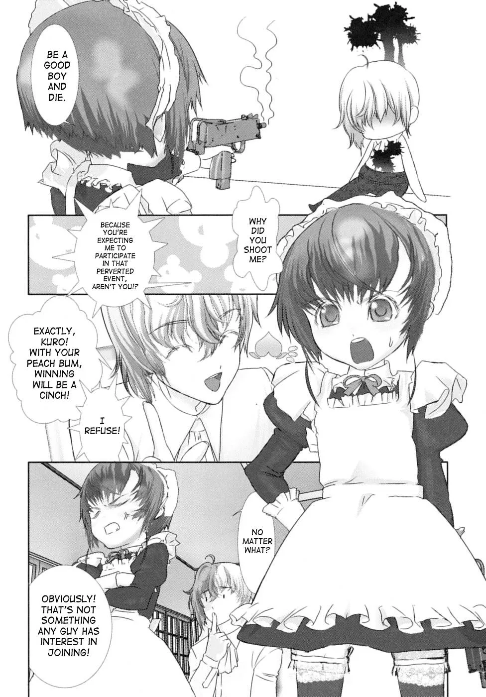 Original,Shounen Maid Kuro-kun’s Butt Competition [English][第4页]