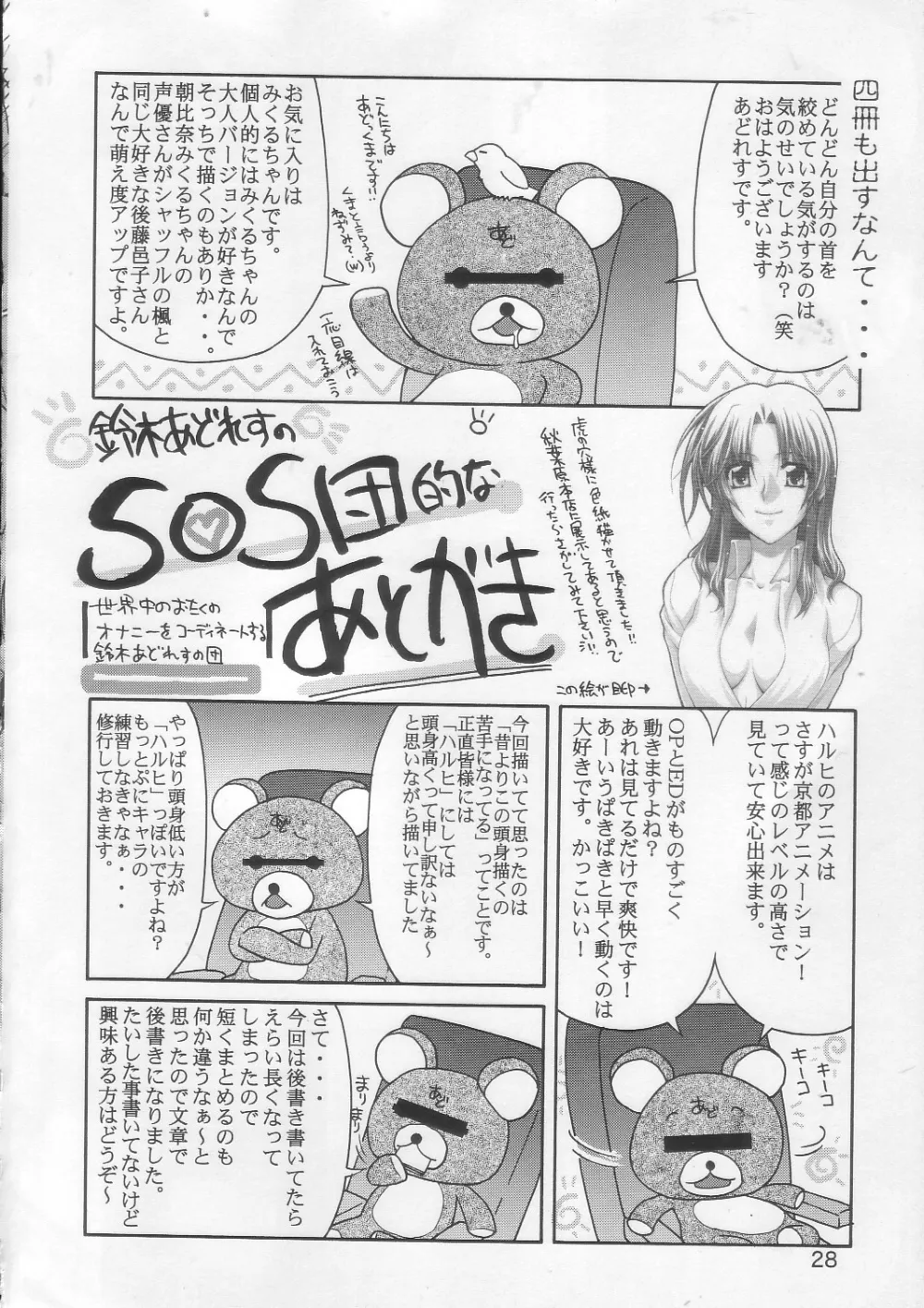 The Melancholy Of Haruhi Suzumiya,SOSdan Style World Rescue [Japanese][第27页]