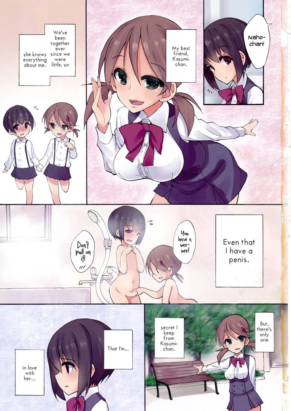 Original,Futa Na Najimi To Renshuu Ecchi | Sex Practice With My Futanari Best Friend [English][第2页]