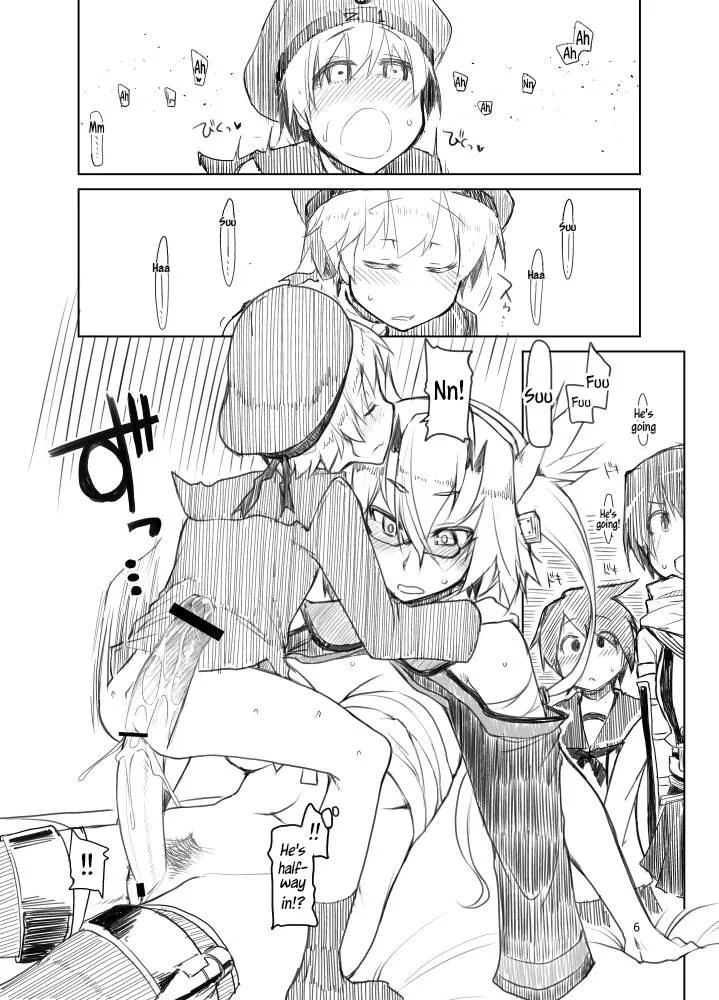 Kantai Collection,Reebe-kun No Usui Hon. | Sketchy Lebe Book [English][第6页]