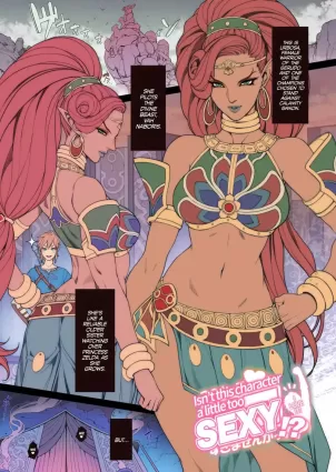 Rakugaki Ero Manga, Breath of the Wild no Urbosa-sama! | Random Porn Manga, Breath of the Wild&#39;s Urbosa!