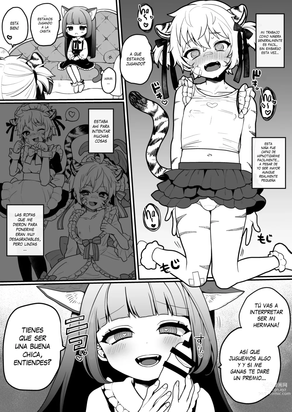 Page 1 of doujinshi Omamagoto de Imouto yaku o Yarasareru Manga