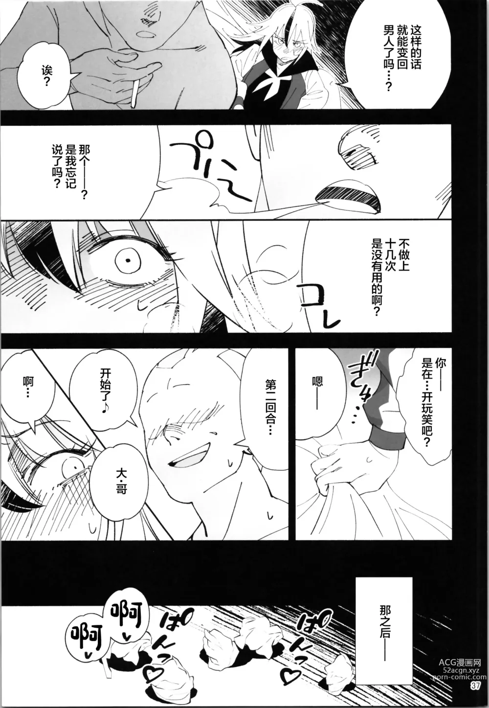 Page 36 of doujinshi TS? NTR? Joutou da Kora!