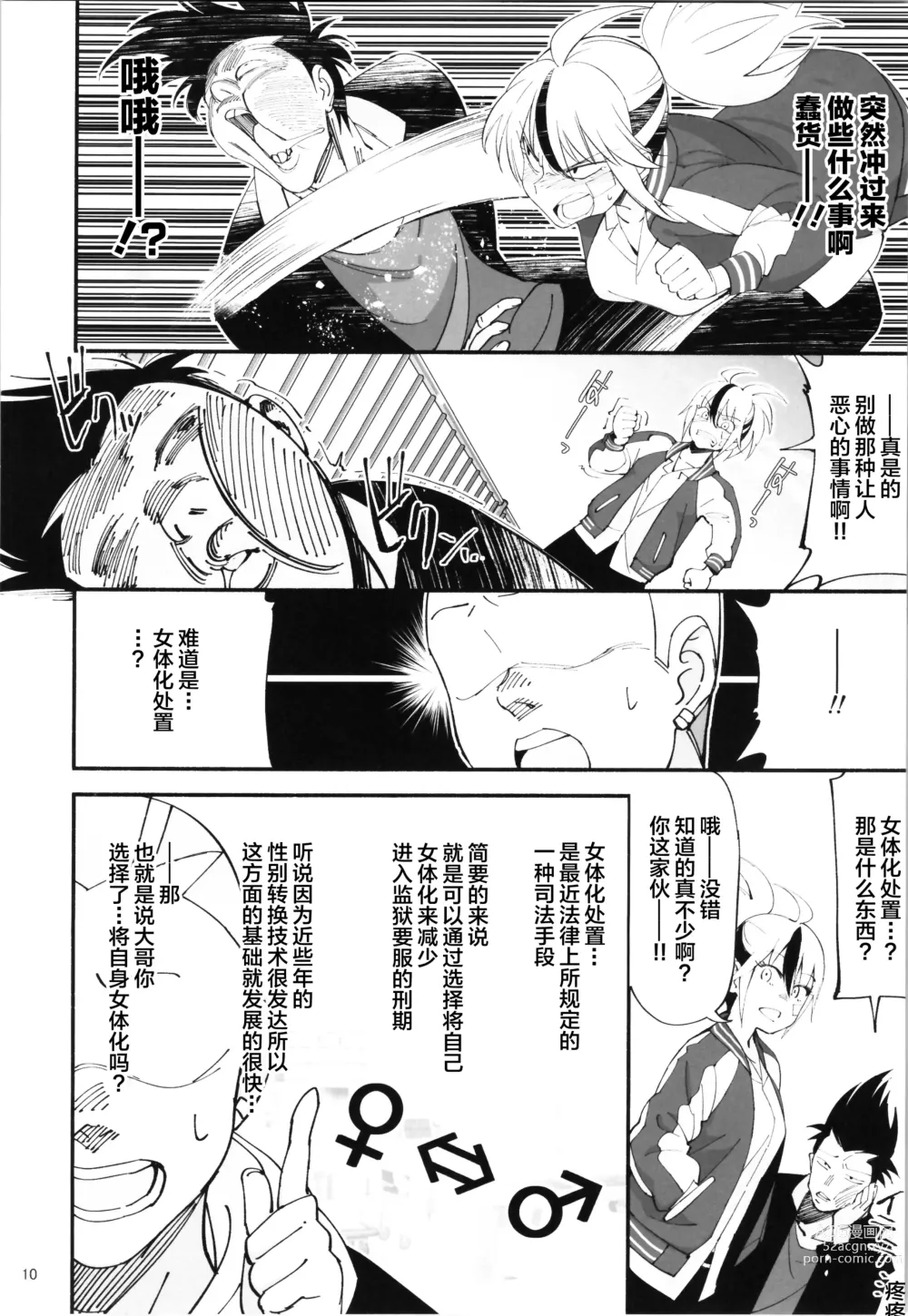 Page 9 of doujinshi TS? NTR? Joutou da Kora!