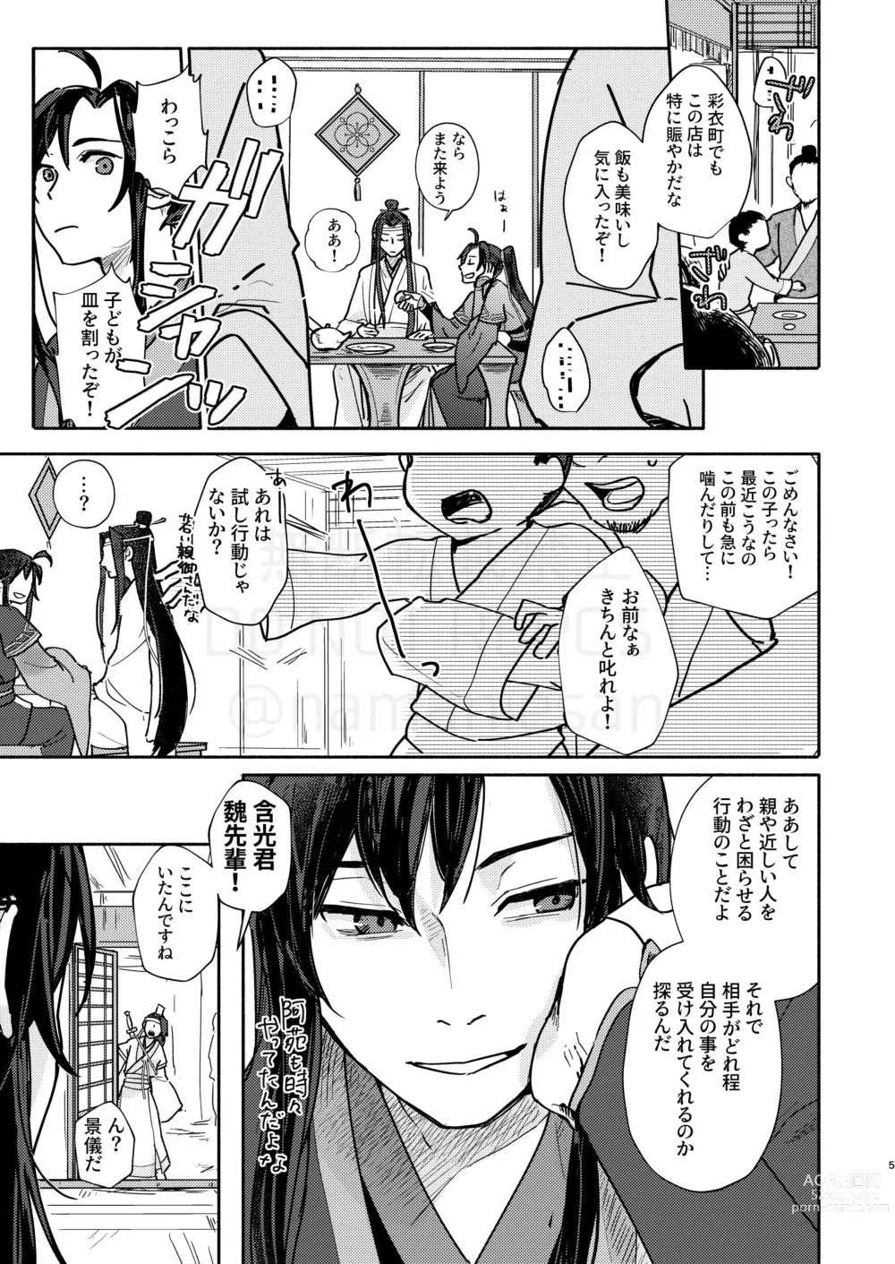 Page 6 of doujinshi Shirafu no Kimi ga!?