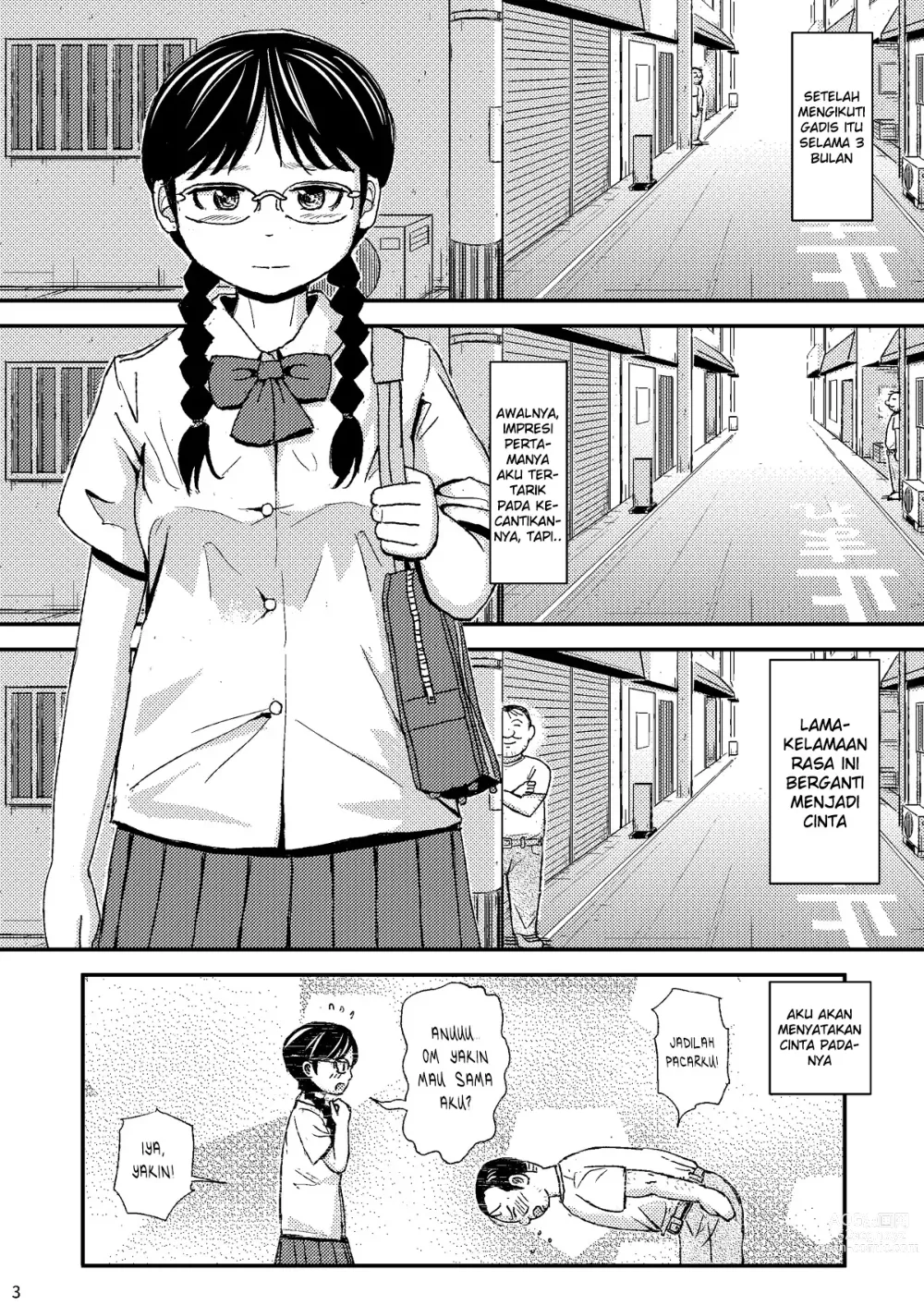 Page 3 of doujinshi Moshi Kono Mama Koko ni Ite mo Boku wa Yasashii Oji-san de Irarerudarou ka