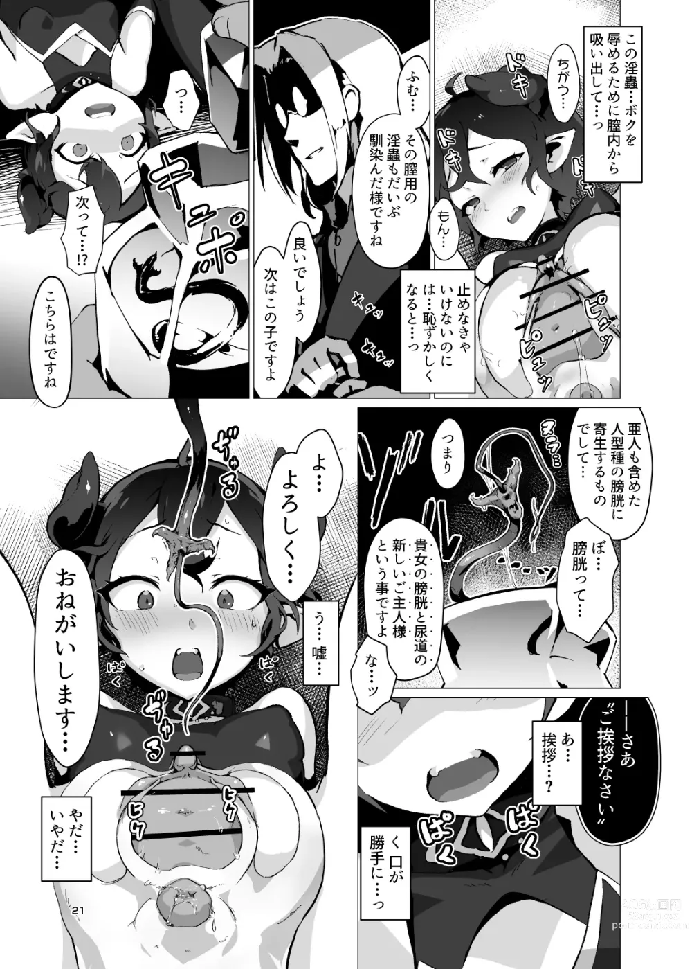 Page 20 of doujinshi Kikoku -Onihime Kankin Inmushi Kisei-