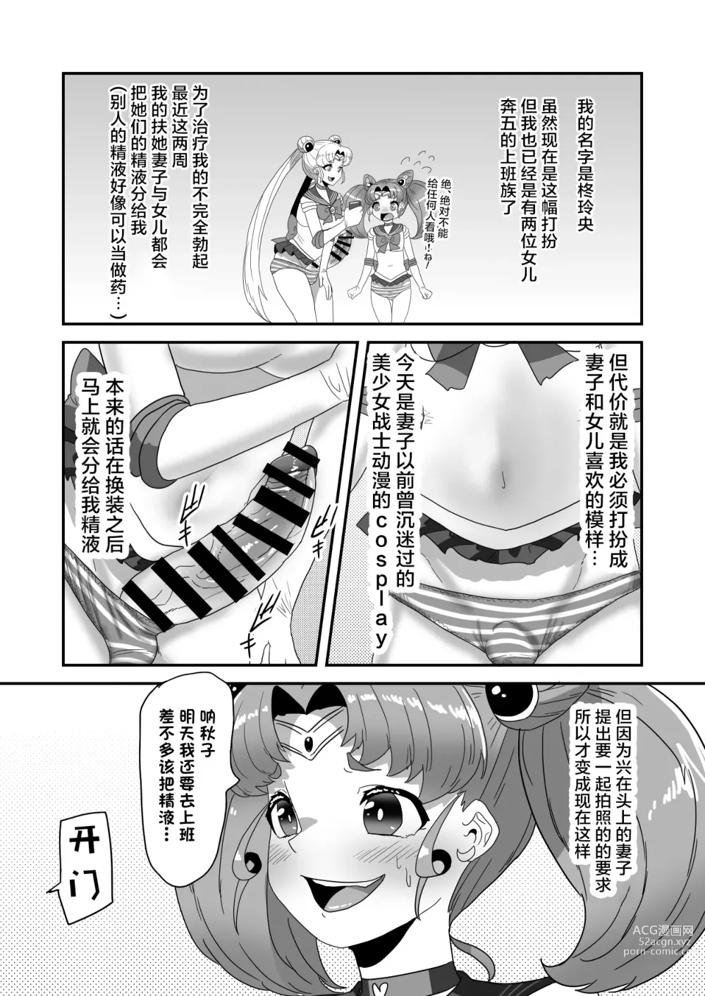 Page 10 of doujinshi 扶她家族的爸爸治疗日志 ~完結编: COS做爱集中耻疗~