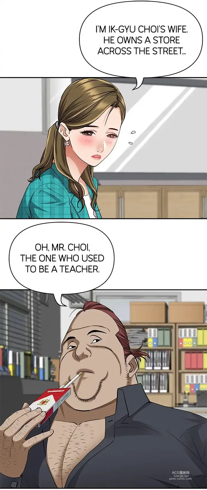 Page 12 of manga Living with a MILF - Side Story: Mrs. Choi tries to pay off the debt