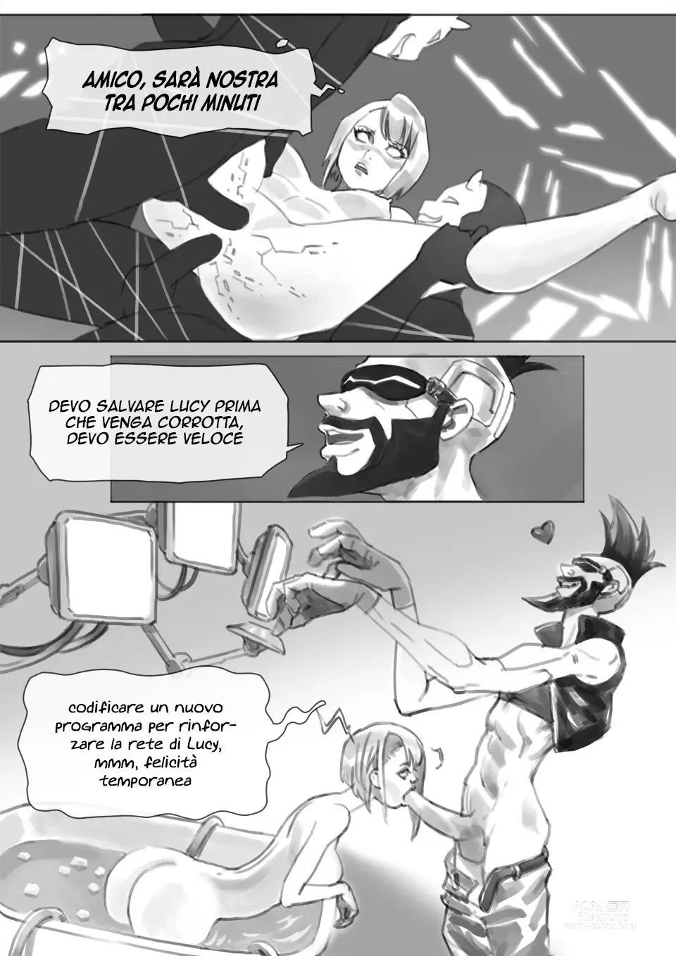 Page 9 of doujinshi runner’s game 1-3 [Arthurkin] (Cyberpunk: Edgerunners) Italian