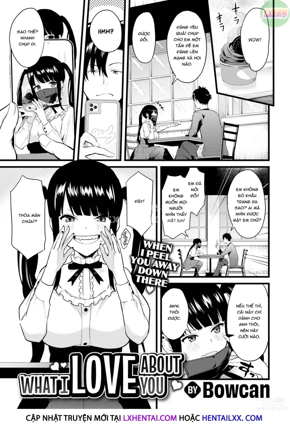 Page 1 of doujinshi Điều em yêu ở anh