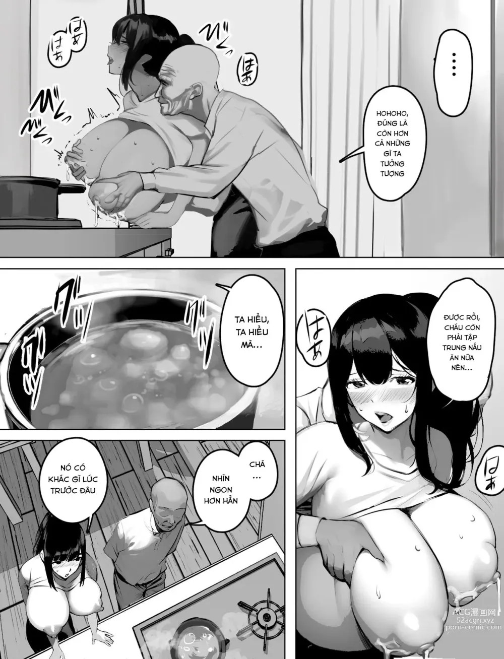 Page 14 of doujinshi Bakunyuu Home Helper no Ecchi na Houmon Kaigo