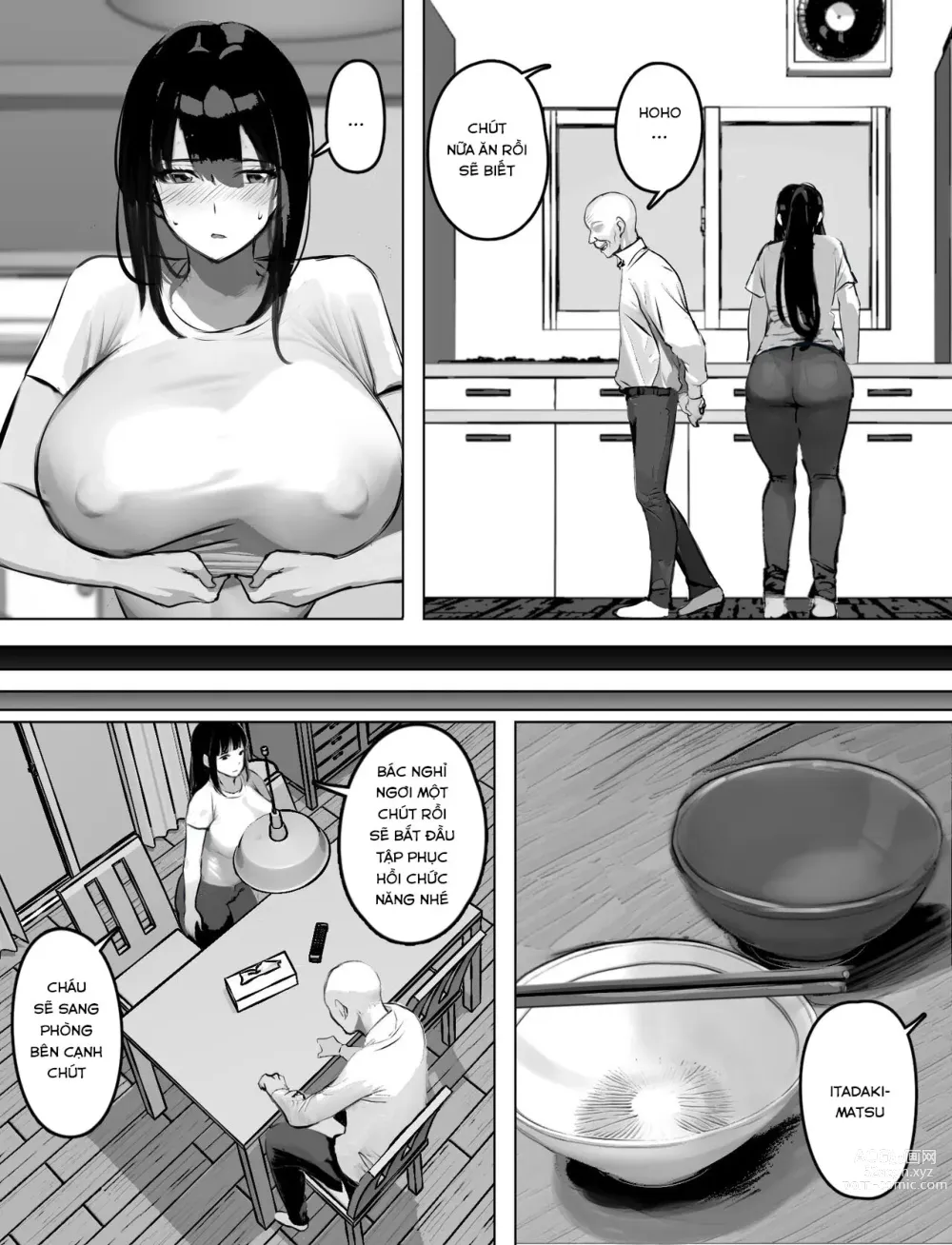 Page 15 of doujinshi Bakunyuu Home Helper no Ecchi na Houmon Kaigo